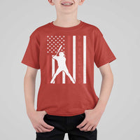 Phillies Baseball T Shirt For Kid Cool Distressed Philadelphia Red October US Flag - Wonder Print Shop