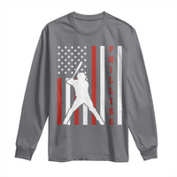 Phillies Baseball Long Sleeve Shirt Cool Distressed Philadelphia Red October US Flag - Wonder Print Shop