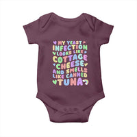 Inappropriate Adult Baby Onesie Funny My Yeast Infection Roulette Game - Wonder Print Shop