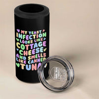 Inappropriate Adult 4 in 1 Can Cooler Tumbler Funny My Yeast Infection Roulette Game - Wonder Print Shop