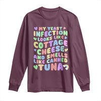 Inappropriate Adult Long Sleeve Shirt Funny My Yeast Infection Roulette Game - Wonder Print Shop