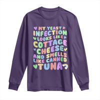 Inappropriate Adult Long Sleeve Shirt Funny My Yeast Infection Roulette Game - Wonder Print Shop