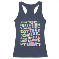 Inappropriate Adult Racerback Tank Top Funny My Yeast Infection Roulette Game - Wonder Print Shop