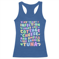 Inappropriate Adult Racerback Tank Top Funny My Yeast Infection Roulette Game - Wonder Print Shop