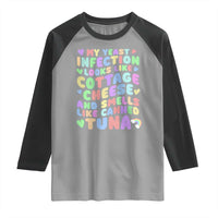 Inappropriate Adult Raglan Shirt Funny My Yeast Infection Roulette Game - Wonder Print Shop