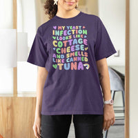 Inappropriate Adult T Shirt For Women Funny My Yeast Infection Roulette Game - Wonder Print Shop