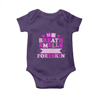 Dirty Humor Baby Onesie My Breath Smells Like Foreskin - Wonder Print Shop