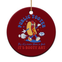 Funny Embarrassing Ceramic Ornament Public Tooter It's More Than A Fart Inappropriate - Wonder Print Shop