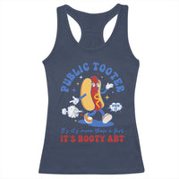 Funny Embarrassing Racerback Tank Top Public Tooter It's More Than A Fart Inappropriate - Wonder Print Shop