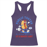 Funny Embarrassing Racerback Tank Top Public Tooter It's More Than A Fart Inappropriate - Wonder Print Shop
