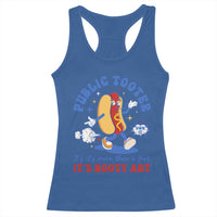 Funny Embarrassing Racerback Tank Top Public Tooter It's More Than A Fart Inappropriate - Wonder Print Shop