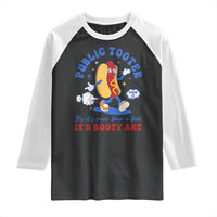 Funny Embarrassing Raglan Shirt Public Tooter It's More Than A Fart Inappropriate - Wonder Print Shop