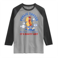 Funny Embarrassing Raglan Shirt Public Tooter It's More Than A Fart Inappropriate - Wonder Print Shop