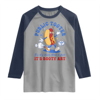 Funny Embarrassing Raglan Shirt Public Tooter It's More Than A Fart Inappropriate - Wonder Print Shop