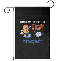 Public Tooter Garden Flag Its More Than A Fart Funny Inappropriate Embarrassing - Wonder Print Shop
