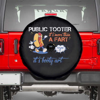 Public Tooter Spare Tire Cover Its More Than A Fart Funny Inappropriate Embarrassing - Wonder Print Shop