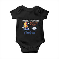 Public Tooter Baby Onesie Its More Than A Fart Funny Inappropriate Embarrassing - Wonder Print Shop