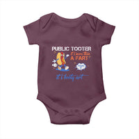 Public Tooter Baby Onesie Its More Than A Fart Funny Inappropriate Embarrassing - Wonder Print Shop