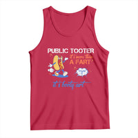 Public Tooter Tank Top Its More Than A Fart Funny Inappropriate Embarrassing - Wonder Print Shop