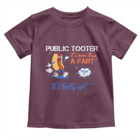 Public Tooter Toddler T Shirt Its More Than A Fart Funny Inappropriate Embarrassing - Wonder Print Shop