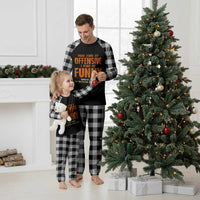 Funny Sarcastic Saying Plaid Pajama Set Offensive Happy Feeling Quote - Wonder Print Shop