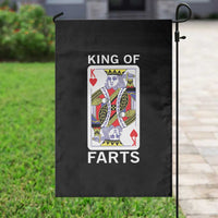 King of Farts Garden Flag Funny Joke Inappropriate Fart Prank Gift - Wonder Print Shop