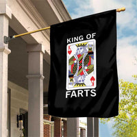 King of Farts Garden Flag Funny Joke Inappropriate Fart Prank Gift - Wonder Print Shop