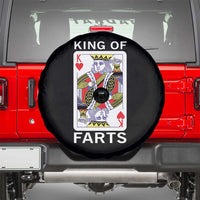 King of Farts Spare Tire Cover Funny Joke Inappropriate Fart Prank Gift - Wonder Print Shop