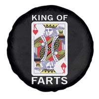 King of Farts Spare Tire Cover Funny Joke Inappropriate Fart Prank Gift - Wonder Print Shop