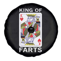 King of Farts Spare Tire Cover Funny Joke Inappropriate Fart Prank Gift - Wonder Print Shop