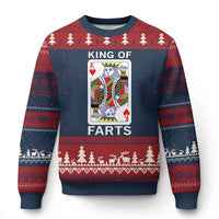 King of Farts Ugly Christmas Sweater Funny Joke Inappropriate Fart Prank Gift - Wonder Print Shop