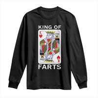 King of Farts Long Sleeve Shirt Funny Joke Inappropriate Fart Prank Gift - Wonder Print Shop