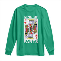 King of Farts Long Sleeve Shirt Funny Joke Inappropriate Fart Prank Gift - Wonder Print Shop