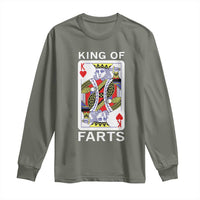 King of Farts Long Sleeve Shirt Funny Joke Inappropriate Fart Prank Gift - Wonder Print Shop