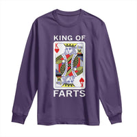 King of Farts Long Sleeve Shirt Funny Joke Inappropriate Fart Prank Gift - Wonder Print Shop