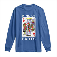 King of Farts Long Sleeve Shirt Funny Joke Inappropriate Fart Prank Gift - Wonder Print Shop