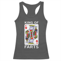 King of Farts Racerback Tank Top Funny Joke Inappropriate Fart Prank Gift - Wonder Print Shop
