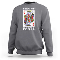 King of Farts Sweatshirt Funny Joke Inappropriate Fart Prank Gift - Wonder Print Shop