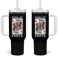 King of Farts Tumbler With Handle Funny Joke Inappropriate Fart Prank Gift - Wonder Print Shop