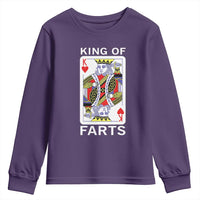 King of Farts Youth Sweatshirt Funny Joke Inappropriate Fart Prank Gift - Wonder Print Shop