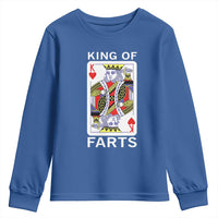 King of Farts Youth Sweatshirt Funny Joke Inappropriate Fart Prank Gift - Wonder Print Shop