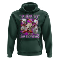 Funny Throat Goat Hoodie Swallows Juicy Wieners Inappropriate Adult - Wonder Print Shop