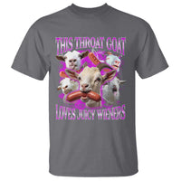 Funny Throat Goat T Shirt Swallows Juicy Wieners Inappropriate Adult - Wonder Print Shop