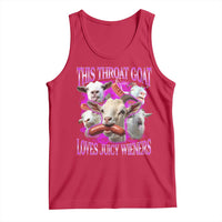 Funny Throat Goat Tank Top Swallows Juicy Wieners Inappropriate Adult - Wonder Print Shop