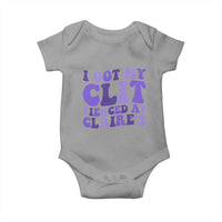 I Got My Clit Pierced At Claries Baby Onesie Funny Sarcasm Joke Adult Humor Sassy - Wonder Print Shop
