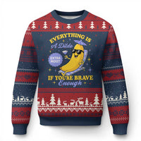 Funny Embarrassing Saying Ugly Christmas Sweater Sarcastic Inappropriate Raunchy Banana - Wonder Print Shop