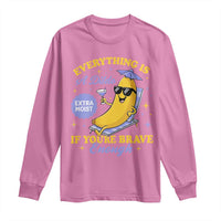 Funny Embarrassing Saying Long Sleeve Shirt Sarcastic Inappropriate Raunchy Banana - Wonder Print Shop
