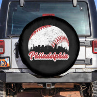 Philadelphia Baseball Spare Tire Cover Vintage Skyline City - Wonder Print Shop