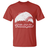Philadelphia Baseball T Shirt Vintage Skyline City - Wonder Print Shop
