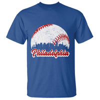 Philadelphia Baseball T Shirt Vintage Skyline City - Wonder Print Shop